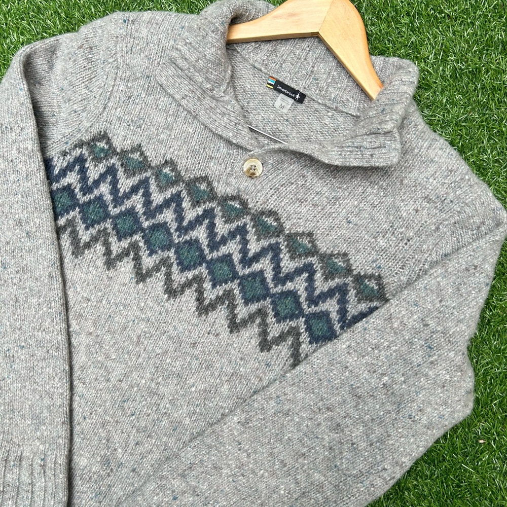 SmartWool Grey Knit Style Sweater Men’s medium